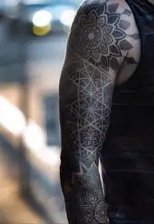 Snake & Geometric Mandala